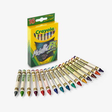 crayola metallic fx crayons 16 count